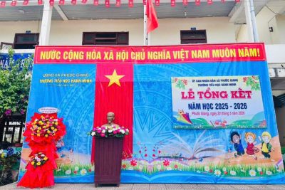TRƯỜNG TIỂU HỌC HÀNH MINH TỔ CHỨC BUỔI LỄ TỔNG KẾT NĂM HỌC 2025-2026