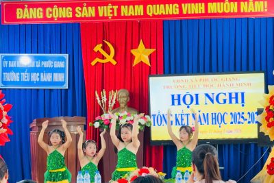 TRƯỜNG TIỂU HỌC HÀNH MINH HỘI NGHỊ TỔNG KẾT NĂM HỌC 2025-2026.
